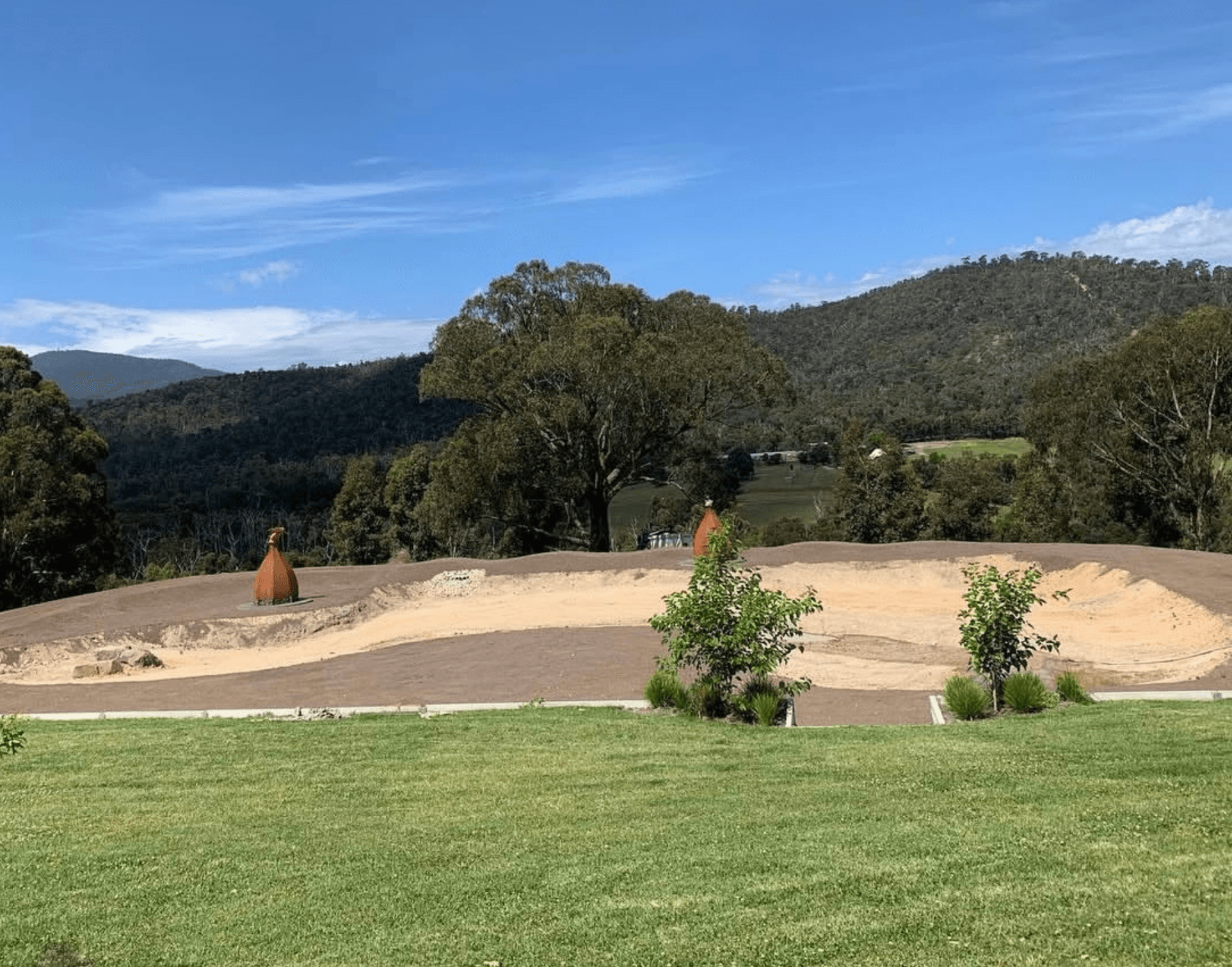 Anderson & Sons earthmoving and dam construction project 11 - excavator, excavation or dam work