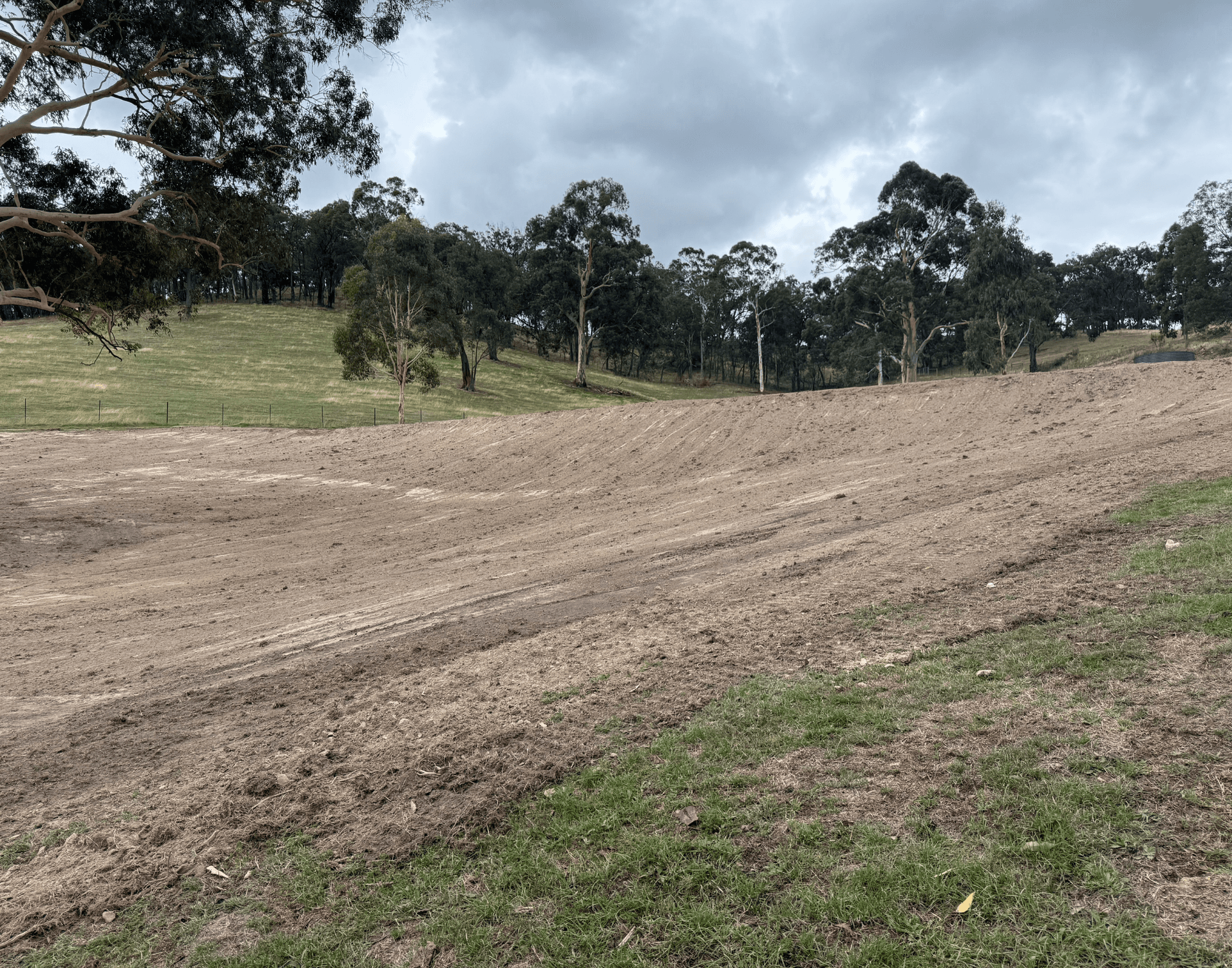 Anderson & Sons earthmoving and dam construction project 16 - excavator, excavation or dam work