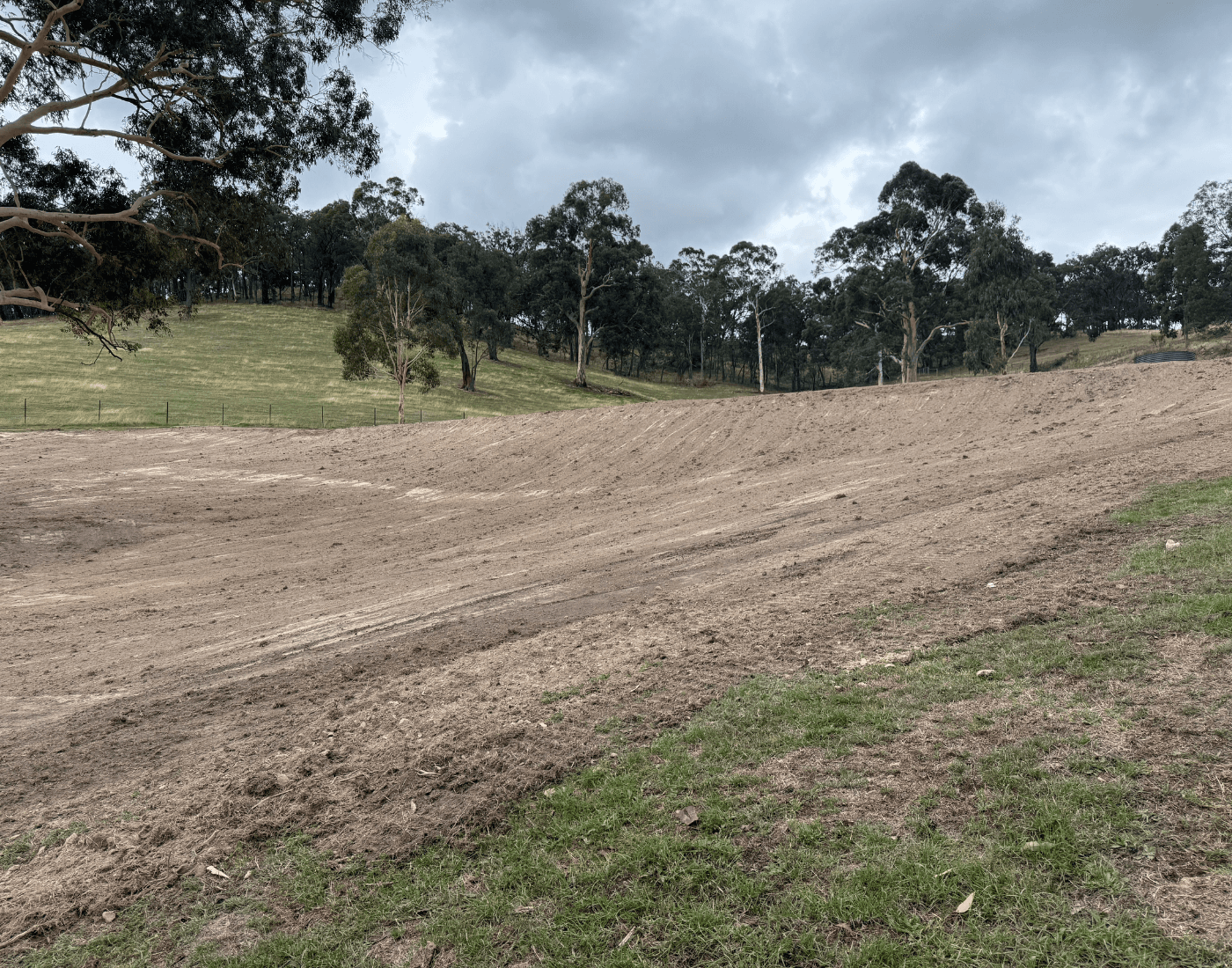 Anderson & Sons earthmoving and dam construction project 32 - excavator, excavation or dam work